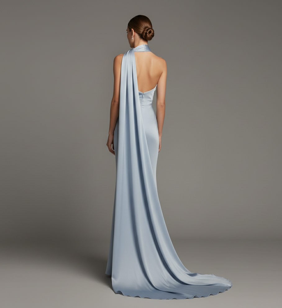 Elegant Chiffon Maxi Dress