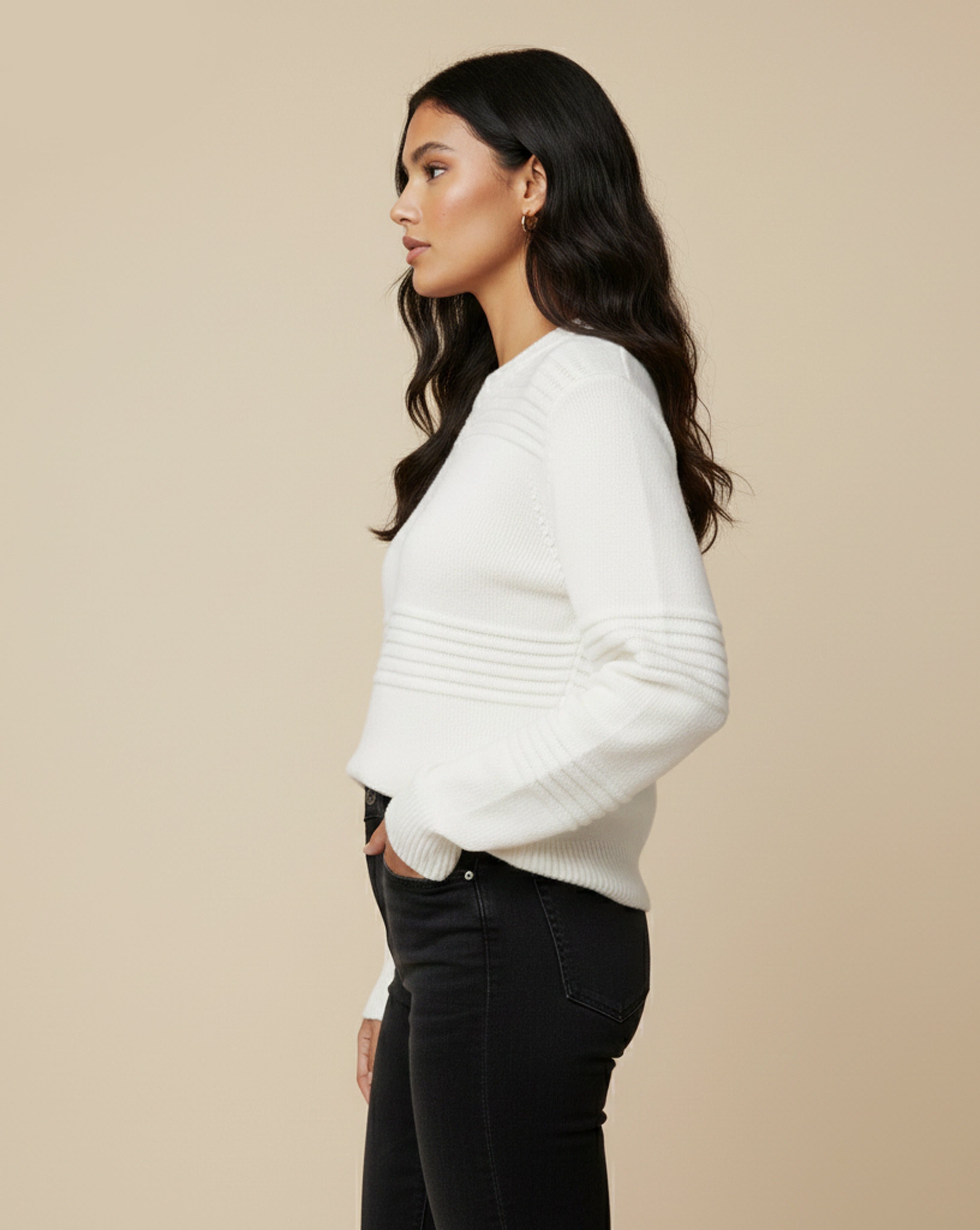 Soft Touch Long Sleeve Knit Pullover