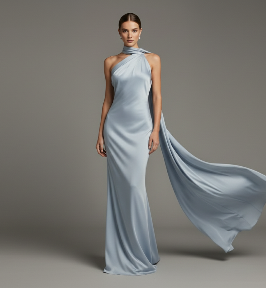 Elegant Chiffon Maxi Dress